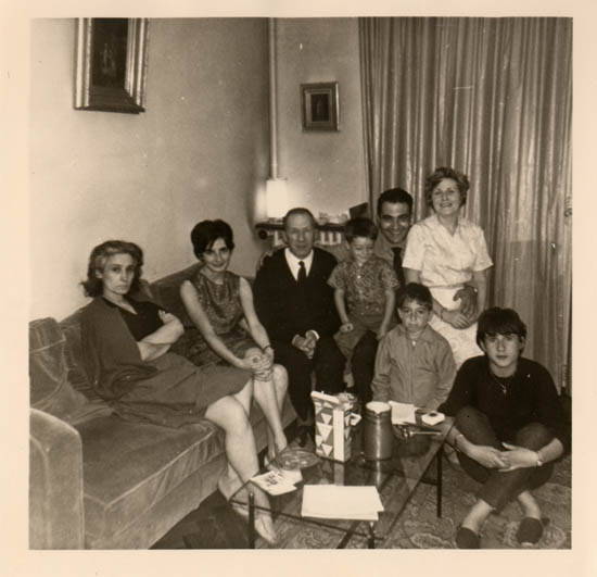 B&W Family Shot